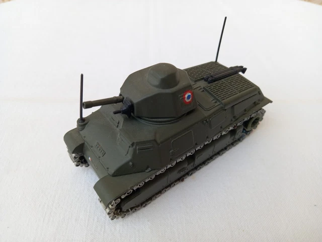 Solido 1/50 Char Somua S35 - Beutepanzer Allemand WW2 - État Neuf (Réf 268)
