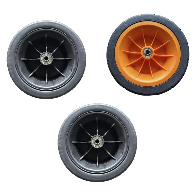 2 Ruote Per Carrello Manuale Relaxdays - Gomma Piena Antiforatura 3.00-4, Asse 20mm, Portata 80kg - Foto 11