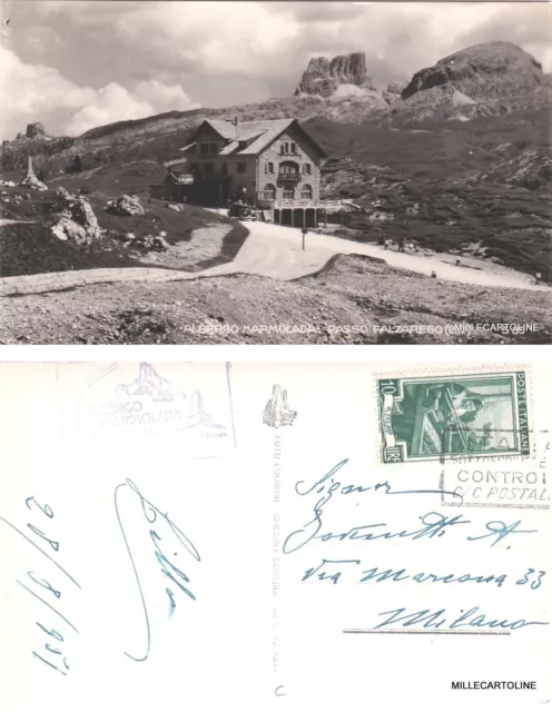 #  Albergo Marmolada - Passo Falzarego  - 1951