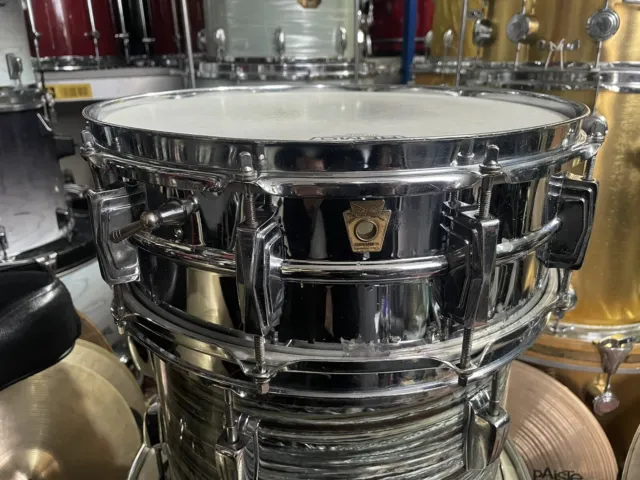 Ludwig 1960-63 Pre-Serial Supraphonic LM400 Snare Drum 14x5”