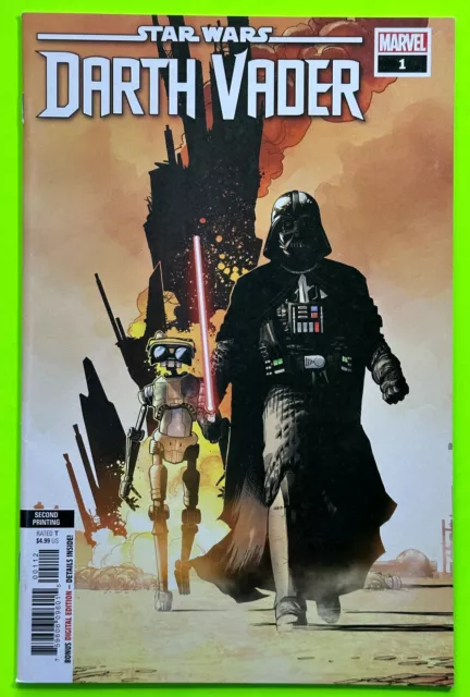 Star Wars Darth Vader #1 (Marvel 2020) 2Nd Print | Variant Htf