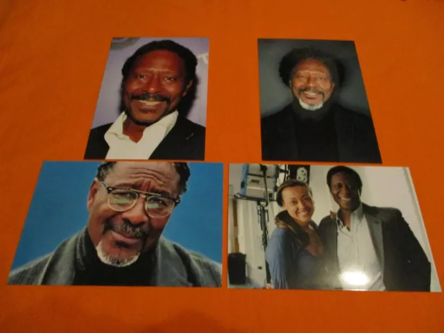 Clarke Peters & Jaye Jacobs 6x4 Photograph Set. Tv Actor Bulletproof Holby City