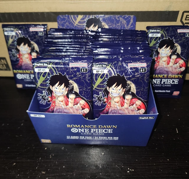 5 X ONE Piece TCG Romance Dawn New Booster Pack OP-01 OP01 Sealed $33.
