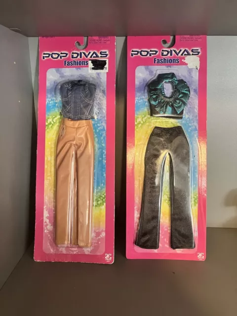 Set Of 2 Pop Divas Fashions Britney Spears Mandy Moore Outfits