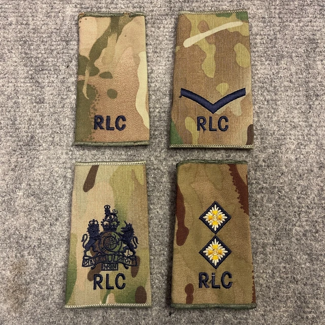 British Army Cadet Rank Slide - MTP Camouflage - ACF CCF Ripstop - Brand New & Unissued