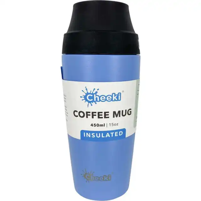 Cheeki Insulated Stainless Steel Coffee Mug - Surf 450ml