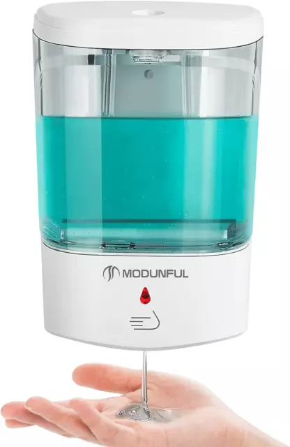 Modunful Dispenser Automatico Di Sapone per Le Mani/Disinfettante a Parete per B