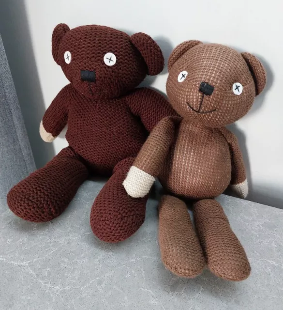 VINTAGE MR. BEAN Teddy Bears Two Dolls Bean Theme $150.26