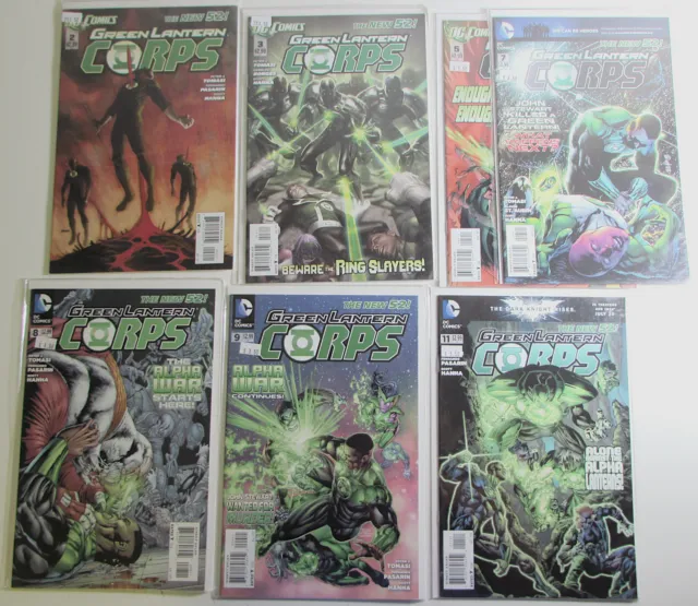 Green Lantern Corps Lot of 7 #2,3,5,7,8,9,11 DC Comics 2011 1st Print Comics