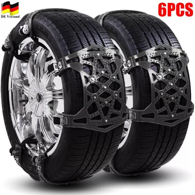 Stabile Schneeketten für Off Road Wohnmobil Transporter 165-265mm Breite Reifen