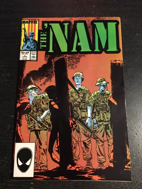 The’Nam#5 Incredible Condition 9.0(1987) Micheal Golden Art!