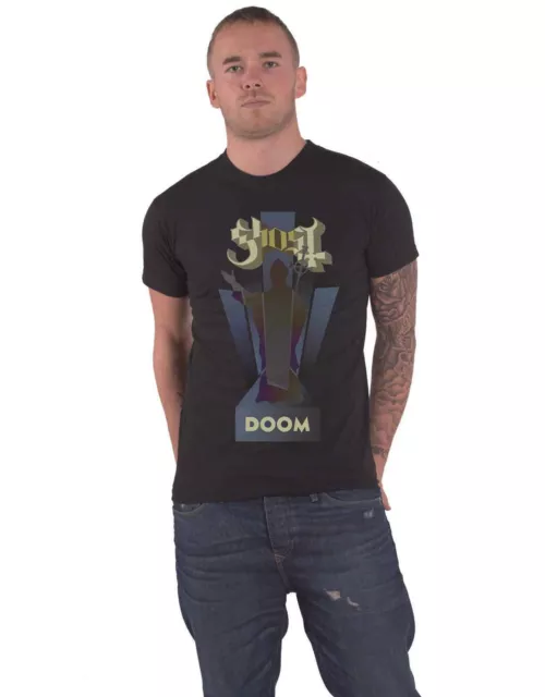 Ghost T Shirt Doom Opus eponymous band logo Herren Schwarz offiziell