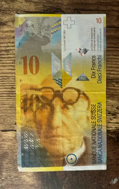 2013 Switzerland 10 Francs Swiss National Bank Unc