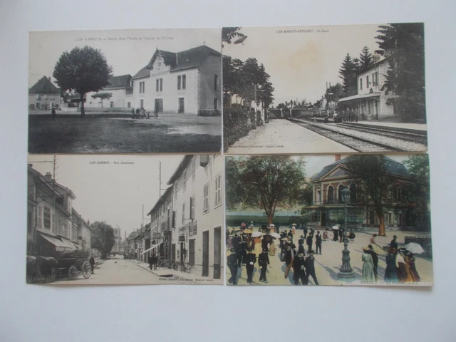 LOT DE 4 anciennes cartes postales animées EUR 3,01 - FR