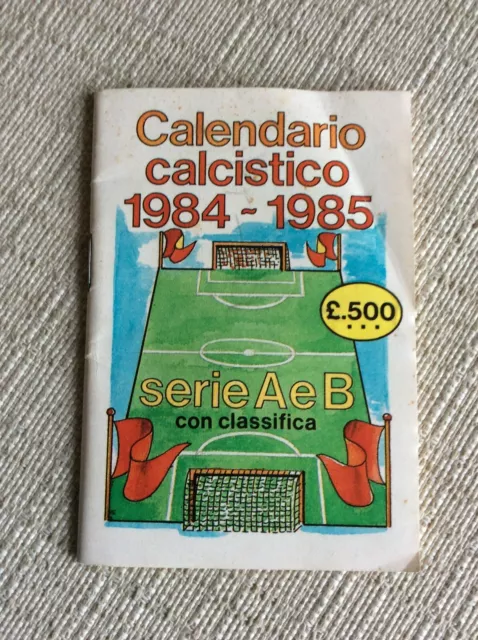 Calendario da tasca Calcio 1970-1971 Serie A e Serie B Viamal R503 ^