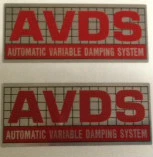 Classic Kawasaki GPZ / GPZ600R / ZX600R Ninja Fork Decals – Set Of 2 (Unbranded)