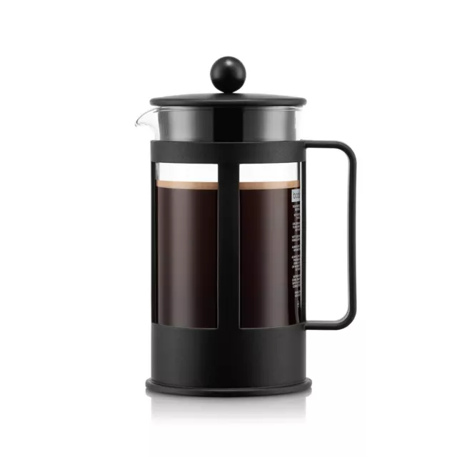 Cafetière à piston, 8 tasses, 1.0 l