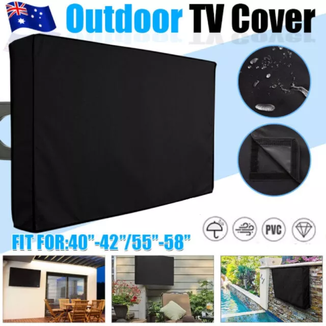 40-58 Inch Dustproof Waterproof TV Cover Outdoor Patio Television Protector Case