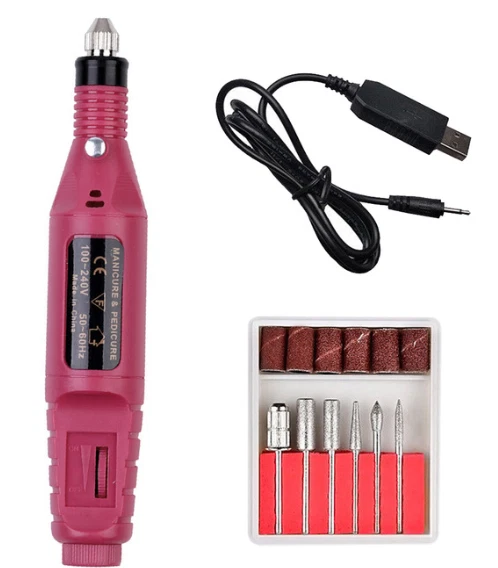 Fresa Per Unghie Usb Professionale Micromotore Trapano Portatile Manicure