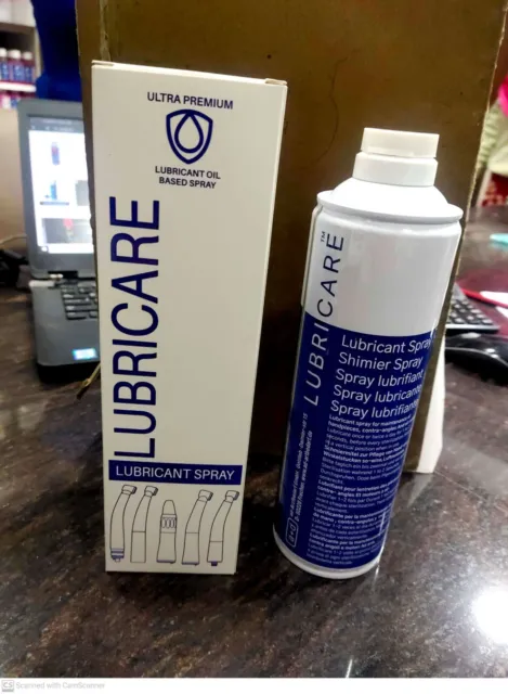 LUBRICARE GERMANY Ultra Premium Lubricant Oil Spray 500ml for Dental Handpiece