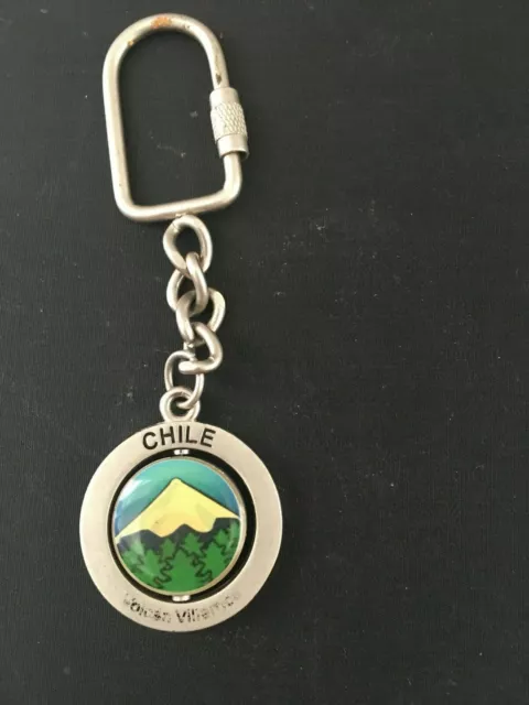 porte clef volcan villarosa chili chile key chain