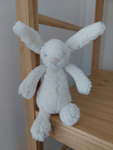 JELLYCAT SMALL MINI White Bashfull Bunny £10.00 - PicClick UK