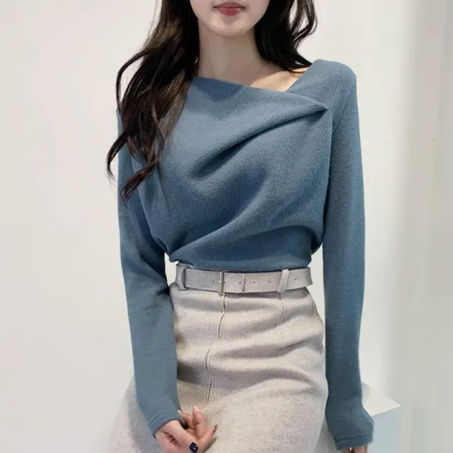Korean Fashion Women Summer Casual Chiffon Workwear Business Tops Blouse  Shirts 