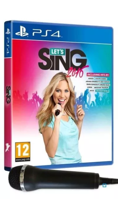 Let's Sing 2016 - Version Internationale + Micro / Sony Ps4 / Neuf & Scellé