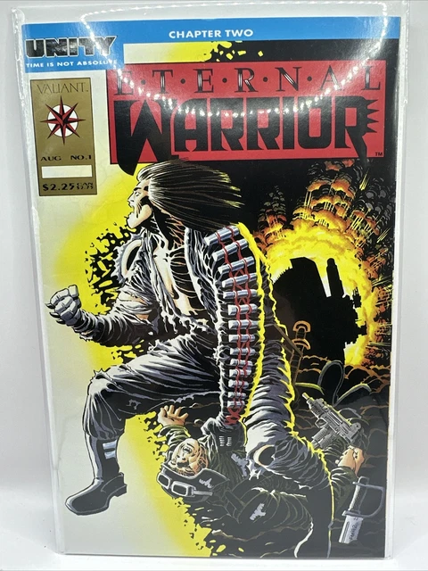 ETERNAL WARRIOR #1 GOLD EDITION 1992 VALIANT VF/NM High 9 Grade Possibility