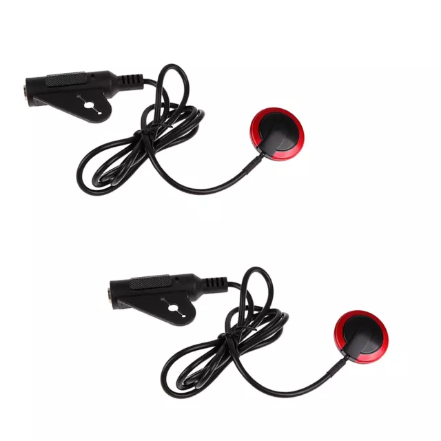 2Pcs Guitar Pickup Piezo Contact Microphone Acoustic Guitar Banjo Mandolin