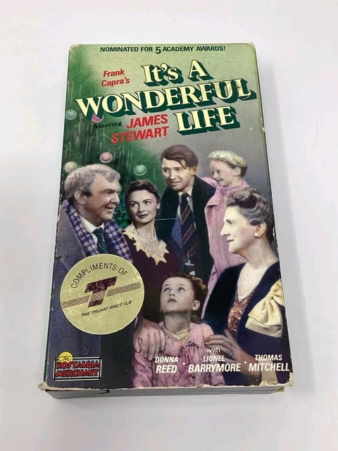 DONALD TRUMP SHUTTLE (Airline Gift) VHS It's a Wonderful Life 1987 $14. ...