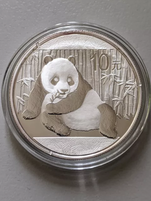 2015 1oz Chinese Panda .999 Silver Coin in Capsule