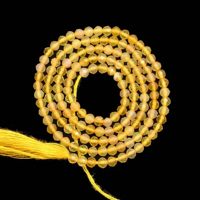 Naturel AAA Jaune Opale Gemme Rondelle Facettes 2mm-3mm Perles 13 " 1 Brin