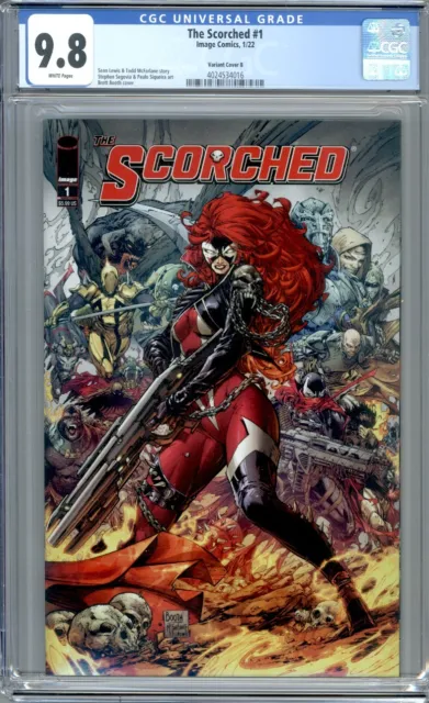 The Scorched #1 Todd McFarlane Booth Variant 1st Print Image Comics CGC 9.8