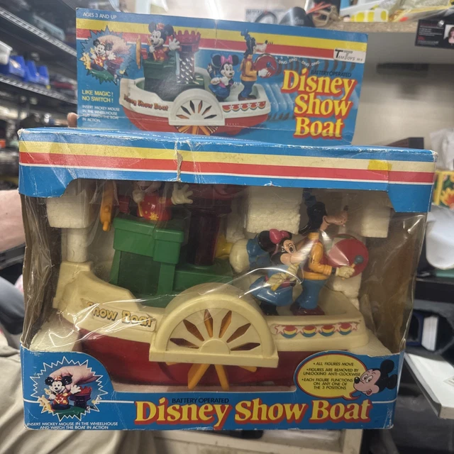 PLAYWORLD TOYS MICKEY Mouse Disney Show Boat 1981#A4 EUR 21,07