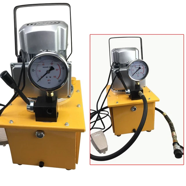 Elektrische hydraulische pomp met 7L brandstoftank, 750W