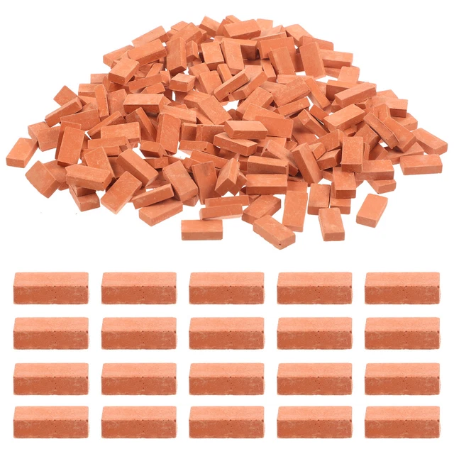 200pcs diy miniaturziegelmodelle simulation ziegelmodelle kleine ziegelmodelle