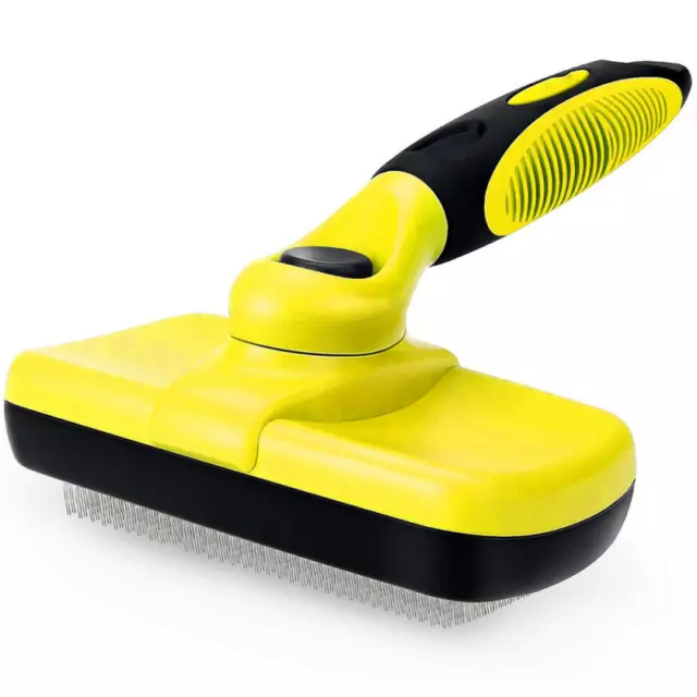 Self Cleaning Pet Dog Cat Slicker Brush Grooming for Medium and Long Hair Pets