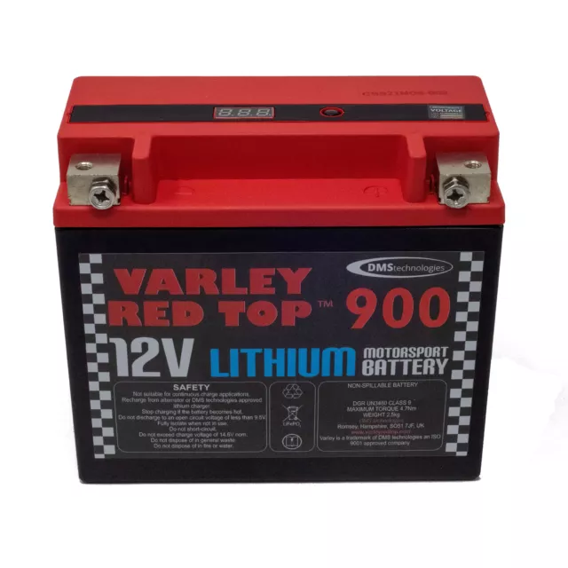 Varley Lithium RT900 Motorsport / Race Battery - (175 x 87 x 155mm)