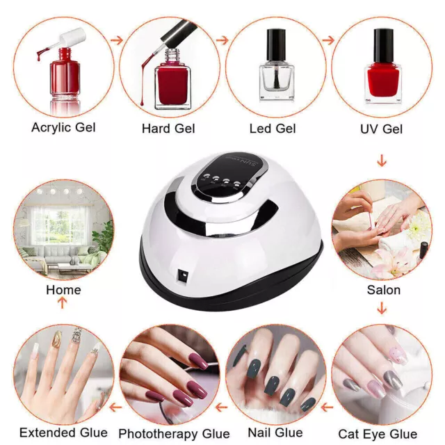 Nail Lamp UV LED Light Professional Nail Polish Fast Dryer Art Gel Curing Device