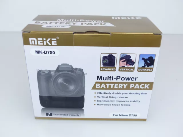 Meike Batteriegriff Akkugriff Batterie Battery Pack Griff für Nikon D750  NEU #M