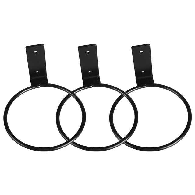 3 Pcs Flower Pot Holder  Wall Mounted 6 inch Plant Wall Hanger Rings W5N1
