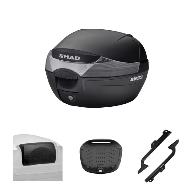 Support (rack) Top Case Pour Suzuki Burgman 125 / 200cc 2007-2011 - Noir, Fixation Par Sangles