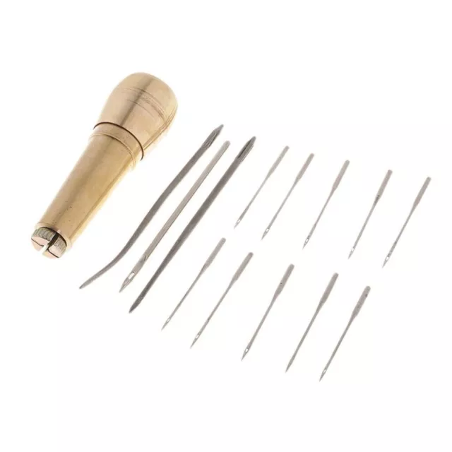 Leather Shoe Repair Tool Replaceable Stitching Needle  DIY Leather Sewing