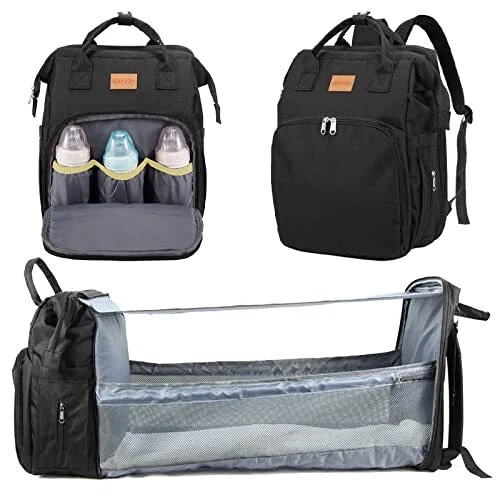 Elly and Co ELLY & Co. 3 in 1 Diaper Bag Backpack with Changing Station - Nappy