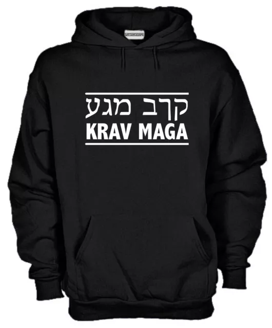 Felpa con cappuccio Krav Maga KJ781Arti Marziali Israel combat Army Esercito