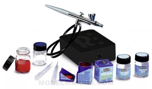 Airbrush Basic Set With Compressor Revell 39195