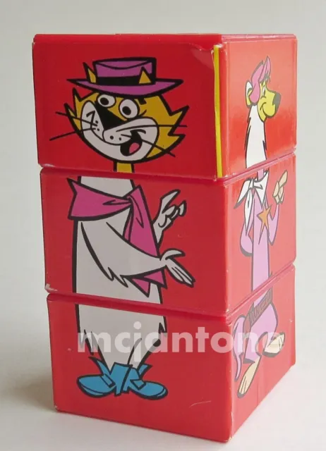 LOOSE Arby's 1996 Yogi Bear Friends Mix & Match Puzzle RED Character TWIST BLOCK