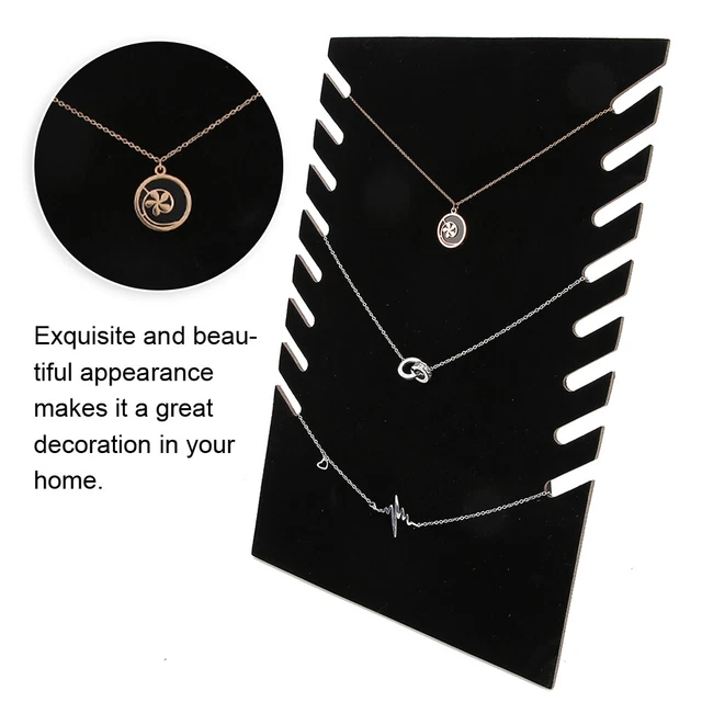 2Pc Bracelet Display Board Necklace Bracelet Jewelry Stand Organizer Storage ABE