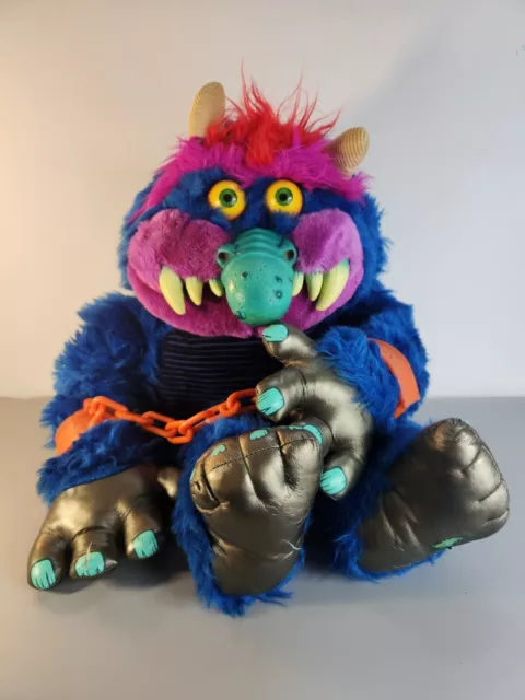 Rare Vintage 1986 TCFC AMTOY My Pet Monster with Cuffs & Chains Free Shipping